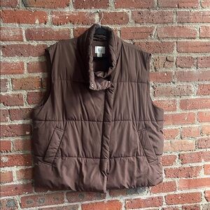 BDG Chocolate Puffer Vest
